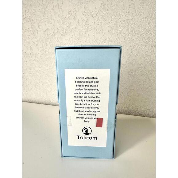 Tokcom Baby/Toddler Hairbrush Set with soft Goat bristles - Picture 6 of 8